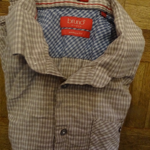 BRUNO MILANO MODERN FIT SHIRT - Picture 2 of 2